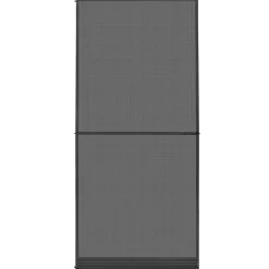 vidaXL Écran anti-insectes à charnière et noir 100 x 215 cm