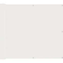 Pelouses & Jardins-vidaXL Écran de balcon 100 x 300 cm Tissu Oxford Blanc