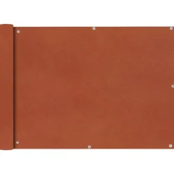 Pelouses & Jardins-vidaXL Écran de balcon en tissu Oxford 75x400 cm Ocre marron Terre cuite