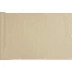 Pelouses & Jardins-vidaXL Écran de balcon en tissu Oxford 75x400 cm Beige