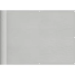 Pelouses & Jardins-vidaXL Écran de balcon 75x300 cm 100% polyester oxford Gris clair