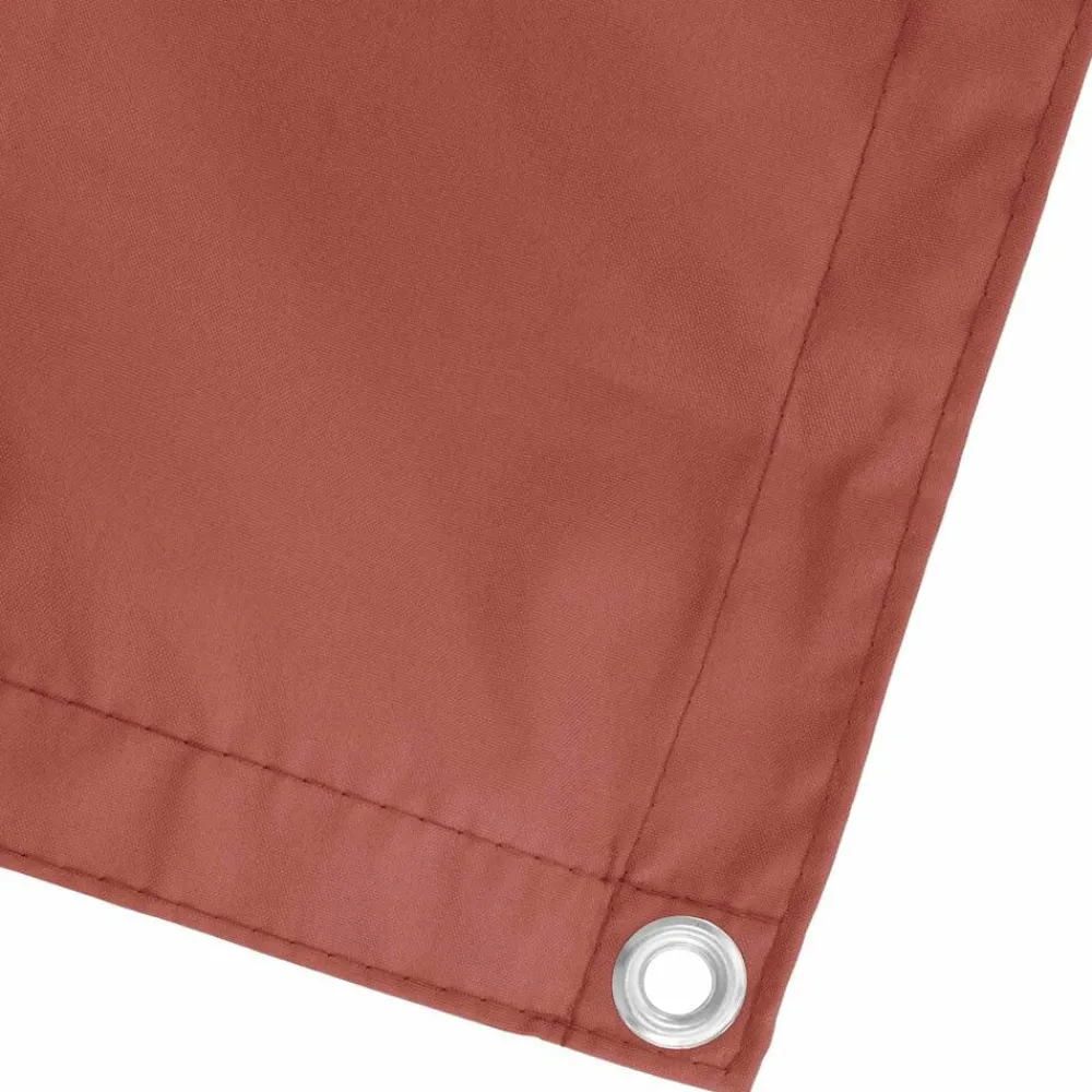 Pelouses & Jardins-vidaXL Écran de balcon 100 x 400 cm Tissu Oxford Terre cuite