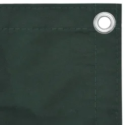 Pelouses & Jardins-vidaXL Écran de balcon 75x300 cm Tissu Oxford Vert foncé