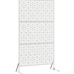 vidaXL Écran de confidentialité Gris 100 x 50 x 180 cm Acier