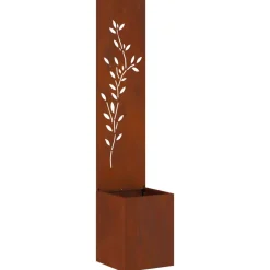 vidaXL Écran de confidentialité de jardin Rouillé 32 x 32 x 150 cm