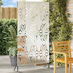 vidaXL Écran de confidentialité Gris 100 x 50 x 180 cm Acier