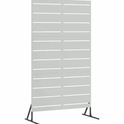 vidaXL Écran de confidentialité Gris 100 x 50 x 180 cm Acier
