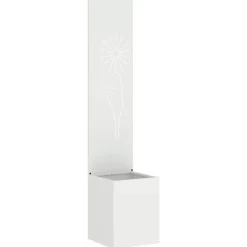 Décorations-vidaXL Écran de confidentialité de jardin Fretwork 32 x 150 cm Blanc