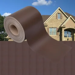 Clôtures & Barrières-vidaXL Écran d'intimité de jardin PVC 35x0,19 m Marron