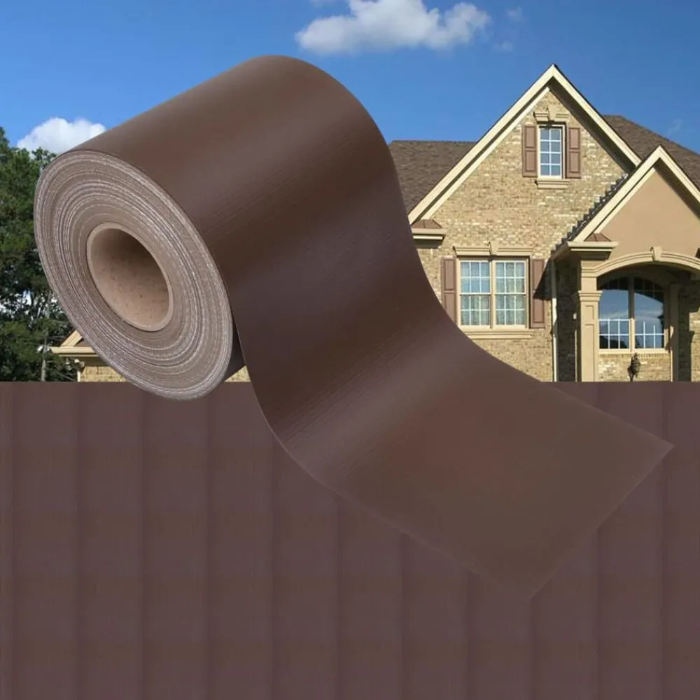 Clôtures & Barrières-vidaXL Écran d'intimité de jardin PVC 35x0,19 m Marron