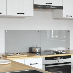 vidaXL Crédence de cuisine 2 pcs 70 x 40 cm verre trempé
