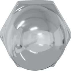 Accessoires De Quincaillerie-vidaXL Écrou 2 pcs Argenté M6 x 10 mm Fer