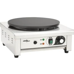 vidaXL Crêpière électrique avec bac de récupération 40 cm 3000 W