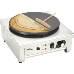 vidaXL Crêpière électrique avec bac de récupération 40 cm 3000 W