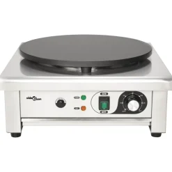 vidaXL Crêpière électrique avec bac de récupération 40 cm 3000 W
