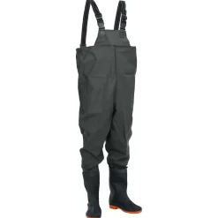 Loisirs De Plein Air-vidaXL Cuissardes avec bottes taille 39 Vert foncé