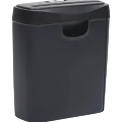 vidaXL Déchiqueteuse de papier 6 feuilles à coupe en bandes Noir