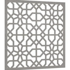 vidaXL Décoration murale jardin 55x55 cm acier corten design mauresque