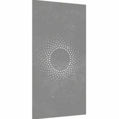 vidaXL Décoration murale jardin 105x55cm acier corten design du soleil