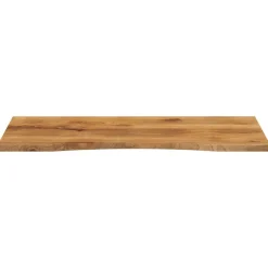 Accessoires Pour Tables-vidaXL Dessus de bureau avec courbe 110x50x2,5 cm manguier massif brut