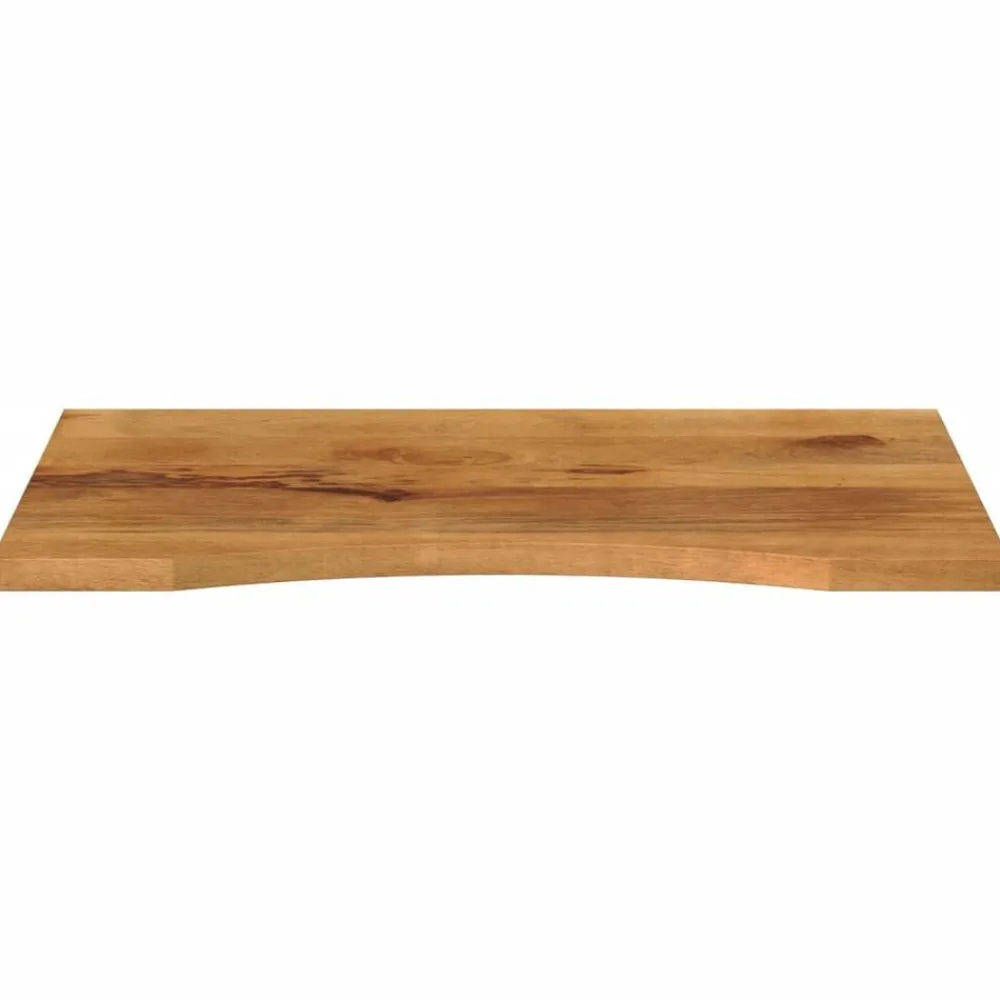 Accessoires Pour Tables-vidaXL Dessus de bureau avec courbe 90x50x2,5 cm manguier massif brut