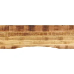 vidaXL Dessus de bureau avec courbe 160x50x2,5 cm manguier massif brut
