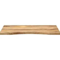 Accessoires Pour Tables-vidaXL Dessus de bureau avec courbe 80x60x2,5 cm manguier massif brut