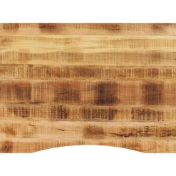 Accessoires Pour Tables-vidaXL Dessus de bureau avec courbe 100x80x2,5 cm manguier massif brut