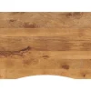 Accessoires Pour Tables-vidaXL Dessus de bureau avec courbe 110x80x2,5 cm manguier massif brut