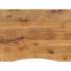 Accessoires Pour Tables-vidaXL Dessus de bureau avec courbe 110x80x2,5 cm manguier massif brut