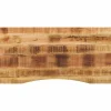 Accessoires Pour Tables-vidaXL Dessus de bureau avec courbe 110x60x2,5 cm manguier massif brut