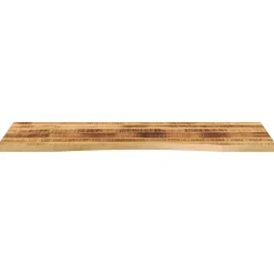 Accessoires Pour Tables-vidaXL Dessus de bureau avec courbe 110x60x2,5 cm manguier massif brut