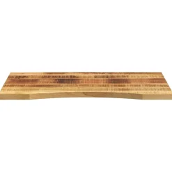 Accessoires Pour Tables-vidaXL Dessus de bureau avec courbe 80x50x2,5 cm manguier massif brut