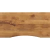 vidaXL Dessus de bureau avec courbe 140x60x2,5 cm manguier massif brut