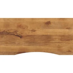 Accessoires Pour Tables-vidaXL Dessus de bureau avec courbe 140x50x2,5 cm manguier massif brut