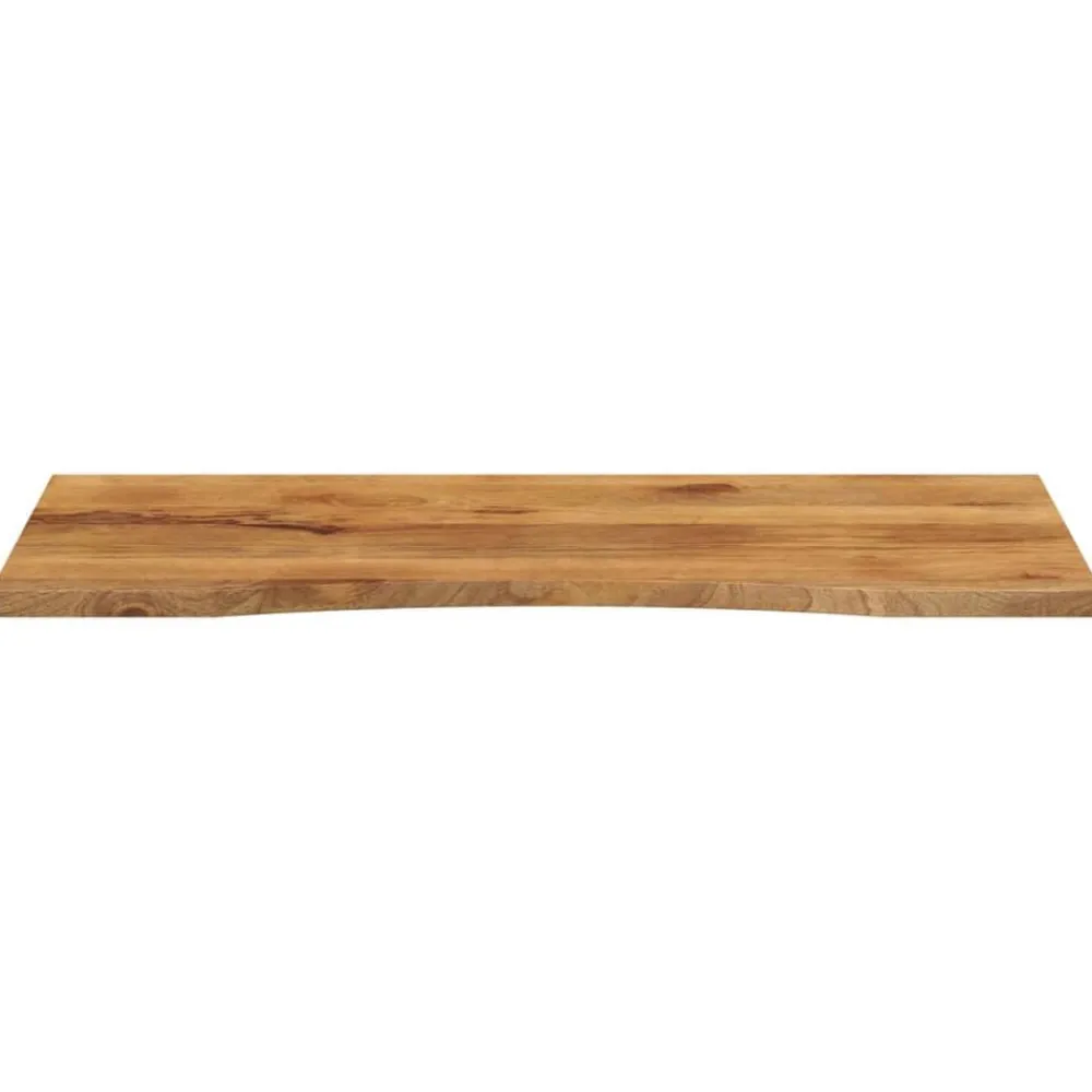 Accessoires Pour Tables-vidaXL Dessus de bureau avec courbe 140x50x2,5 cm manguier massif brut