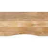Accessoires Pour Tables-vidaXL Dessus de bureau avec courbe 120x60x2,5 cm manguier massif brut