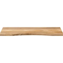 Accessoires Pour Tables-vidaXL Dessus de bureau avec courbe 120x60x2,5 cm manguier massif brut