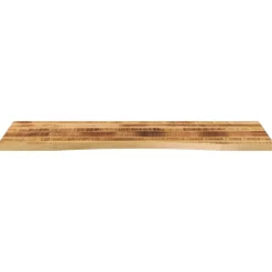 vidaXL Dessus de bureau avec courbe 120x60x2,5 cm manguier massif brut