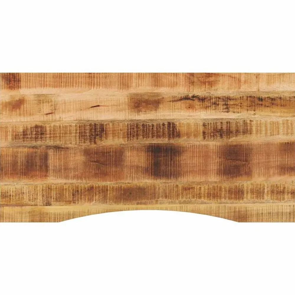Accessoires Pour Tables-vidaXL Dessus de bureau avec courbe 140x50x2,5 cm manguier massif brut