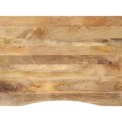 Accessoires Pour Tables-vidaXL Dessus de bureau avec courbe 110x80x2,5 cm manguier massif brut