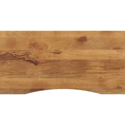 Accessoires Pour Tables-vidaXL Dessus de bureau avec courbe 110x60x2,5 cm manguier massif brut
