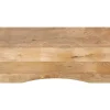 Accessoires Pour Tables-vidaXL Dessus de bureau avec courbe 110x60x2,5 cm manguier massif brut