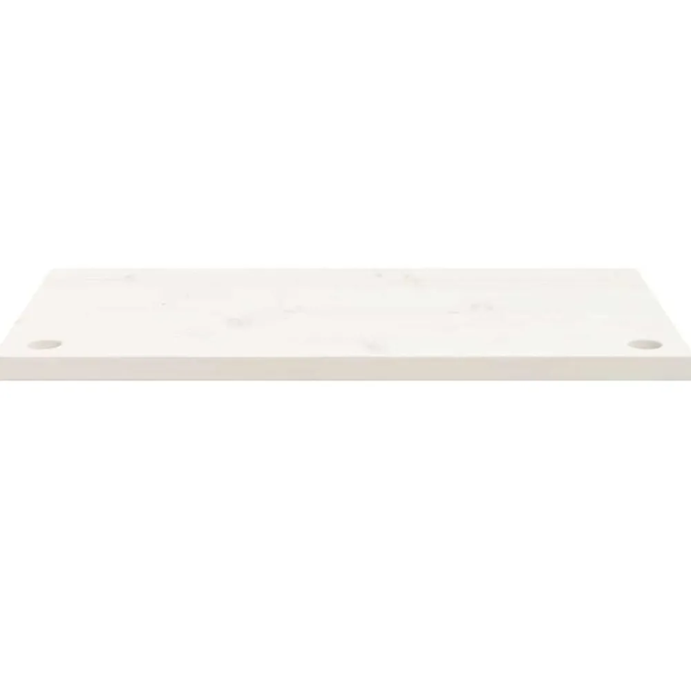 Accessoires Pour Meubles De Bureau-vidaXL Dessus de bureau 80x40x2,5 cm bois massif de pin Blanc