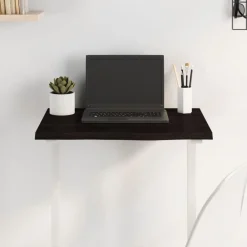 Accessoires Pour Tables-vidaXL Dessus de bureau 60x40x2 cm bois chêne traité Marron foncé