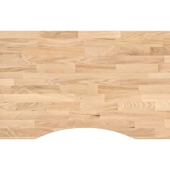 Accessoires Pour Tables-vidaXL Dessus de bureau non traité bois massif de chêne rectangulaire Naturel
