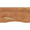 vidaXL Dessus de bureau 110x60x2,5 cm rectangulaire bois massif acacia