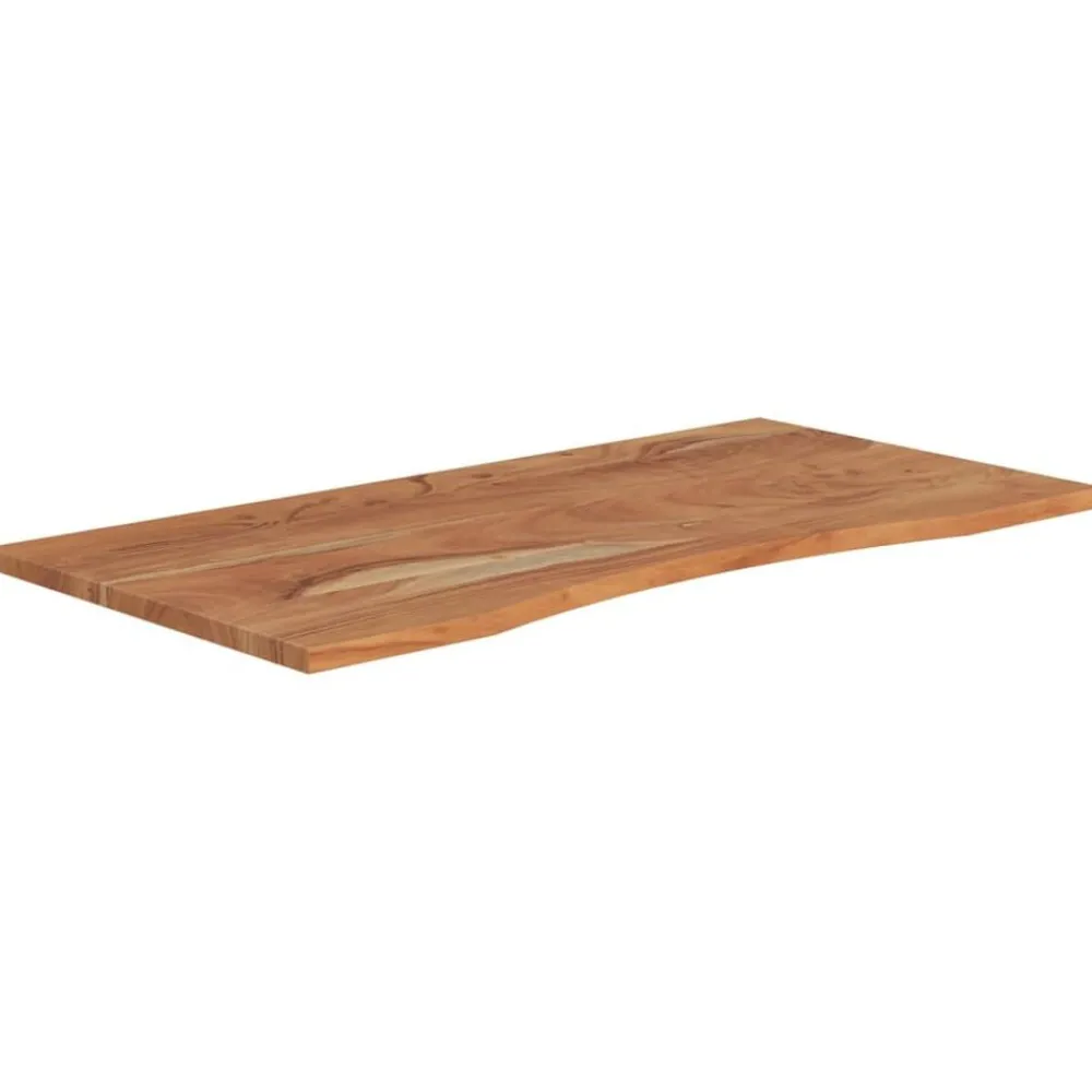 vidaXL Dessus de bureau 110x60x2,5 cm rectangulaire bois massif acacia