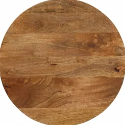 Accessoires Pour Tables-vidaXL Dessus de table Ø 40x3,8 cm rond bois de manguier massif Bois de manguier (finition ch&ecirc;ne)