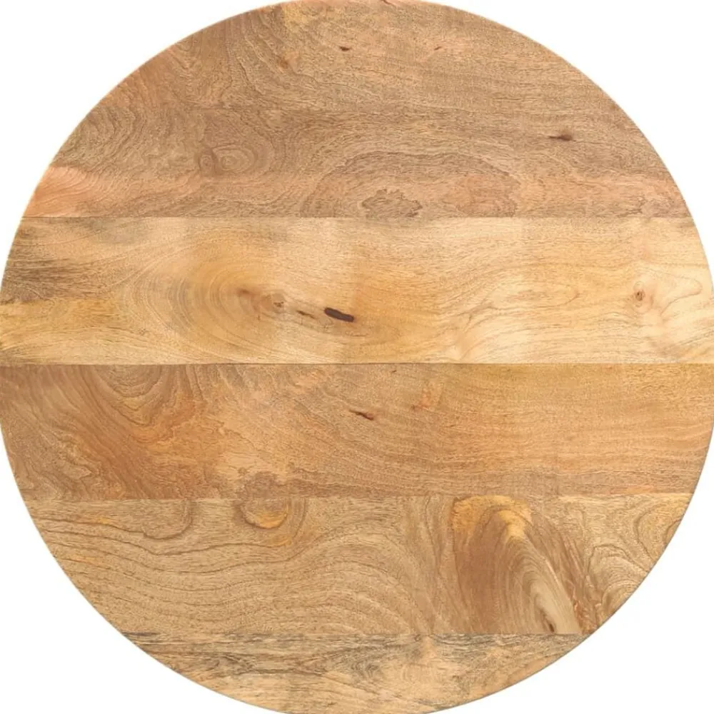 vidaXL Dessus de table Ø 40x3,8 cm rond bois de manguier massif